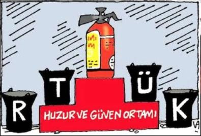 Hürriyet'ten yayın yasağına karikatürlü tepki! - Resim : 1