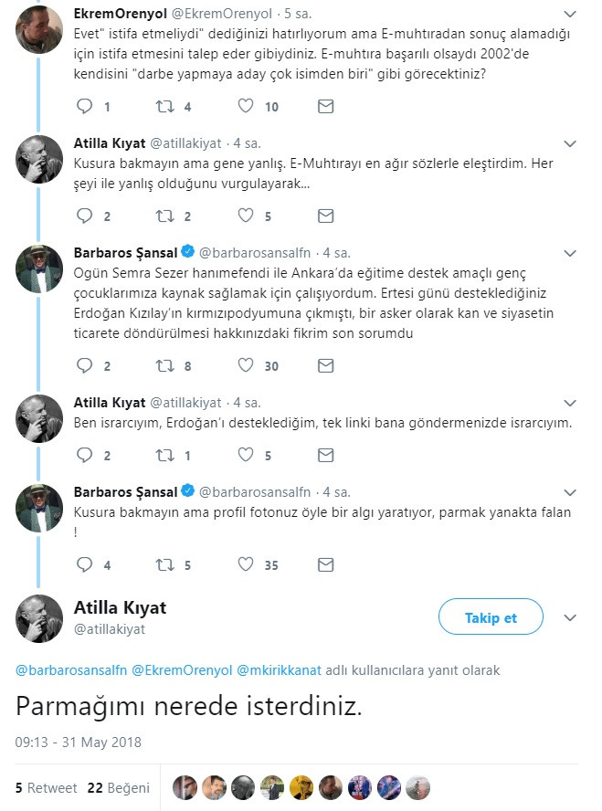 Ünlü köşe yazarı ile emekli komutanın Hidiv Kasrı kavgası çirkin bitti: Parmağımı nerede isterdiniz? - Resim : 2