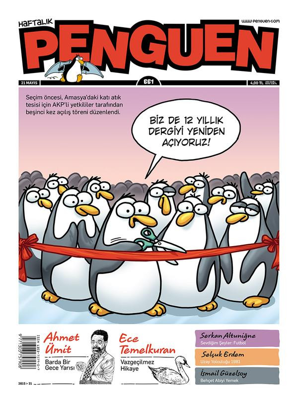 Penguen Erdoğan'ın "toplu açılış"larını kapağa taşıdı - Resim : 1