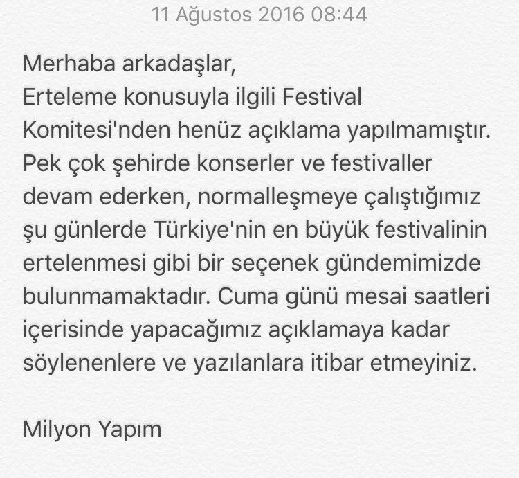 Zeytinli Rock Festivali ertelendi mi? - Resim : 1