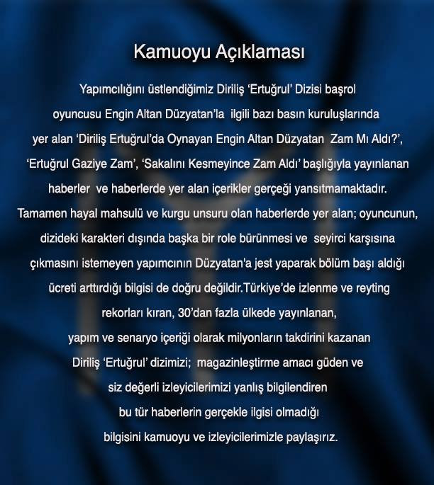 Diriliş Ertuğrul yapımcısından ‘Sakal zammı’ açıklaması! - Resim : 1