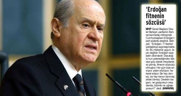 Bahçeli eleştirdi, dava açılan Evrensel gazetesi oldu - Resim : 1