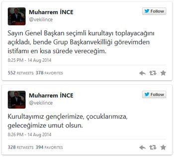 Muharrem İnce'den istifa bombası! - Resim : 1