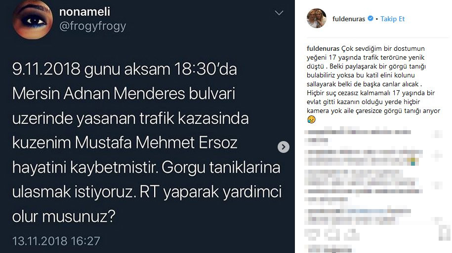 Fulden Uras katili bulmak için sosyal medyadan yardım istedi! - Resim : 1