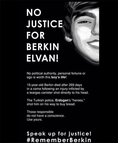 New York Times'da tam sayfa Berkin Elvan ilanı - Resim : 1