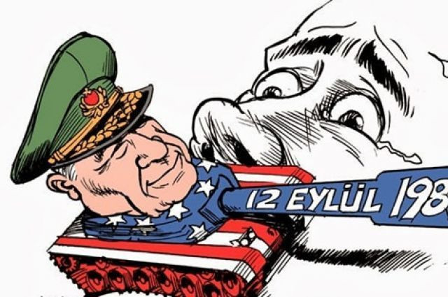 Ünlü karikatürist Kenan Evren'i böyle çizdi! - Resim : 1