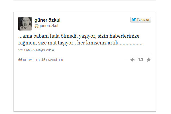 'Münir Özkul öldü' haberine Twitter'dan yanıt! - Resim : 2