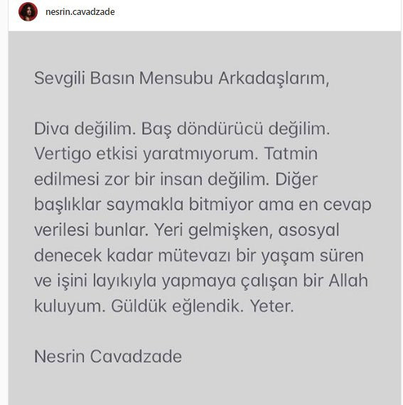 Nesrin Cavadzade dört yıl sonra isyan etti! "Güldük eğlendik, yeter" - Resim : 1