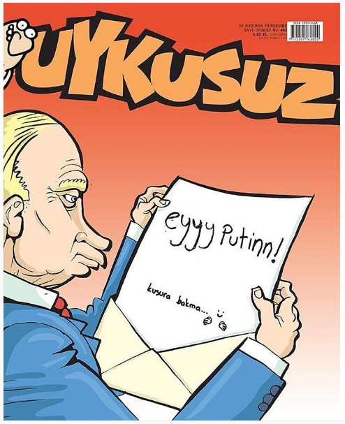 Uykusuz'dan bomba Özür kapağı: Eyyy Putin! - Resim : 1