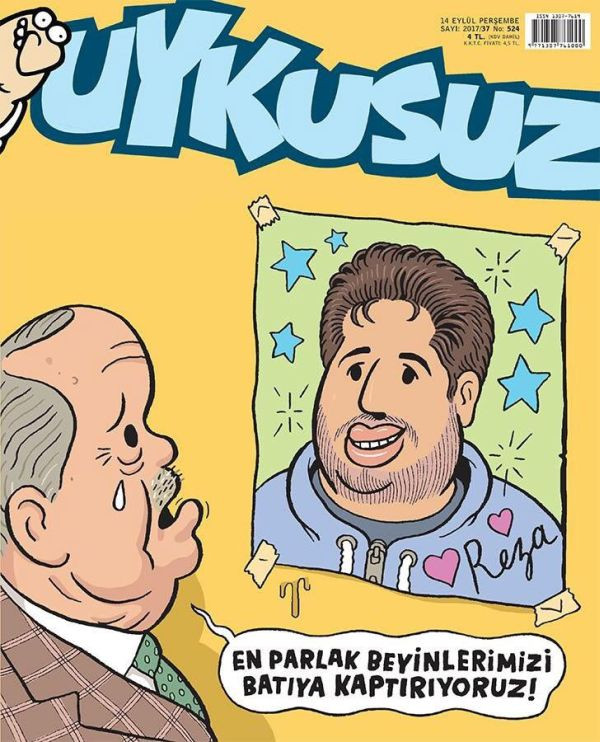 Uykusuz Erdoğan ile Zarrab'ı kapak yaptı: En parlak beyinlerimizi Batı'ya kaptırıyoruz! - Resim : 1