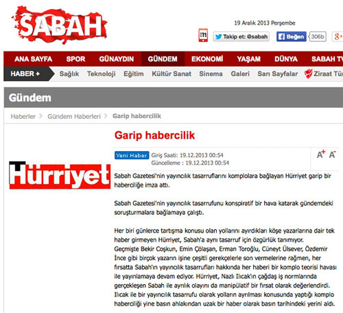 Sabah Ilıcak'ı kovdu, Hürriyet'e çaktı! - Resim : 1