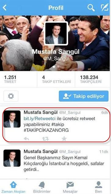 Mustafa Sarıgül yumurta takipçi satın aldı - Resim : 1