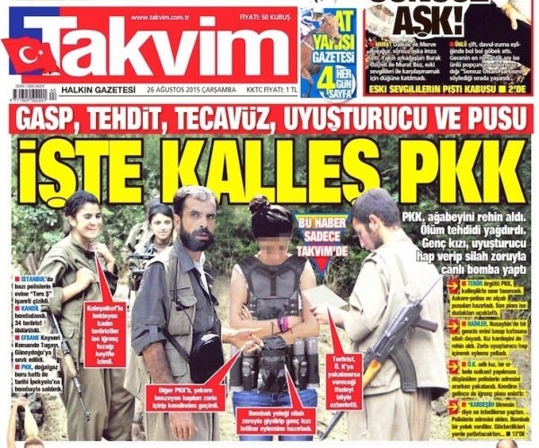 Takvim’in ‘fotomontaj’ canlı bomba manşetine dava - Resim : 1