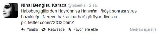 Nihal Bengisu Karaca'dan Hayrunnisa Gül için sert sözler: Köşk sonrası stres bozukluğu! - Resim : 1